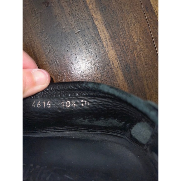 Men Salvatore Ferragamo Black Leather Loafer Size 10.5 main image 10